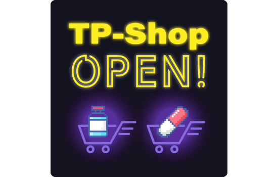 TPショップ開設の告知バナー
