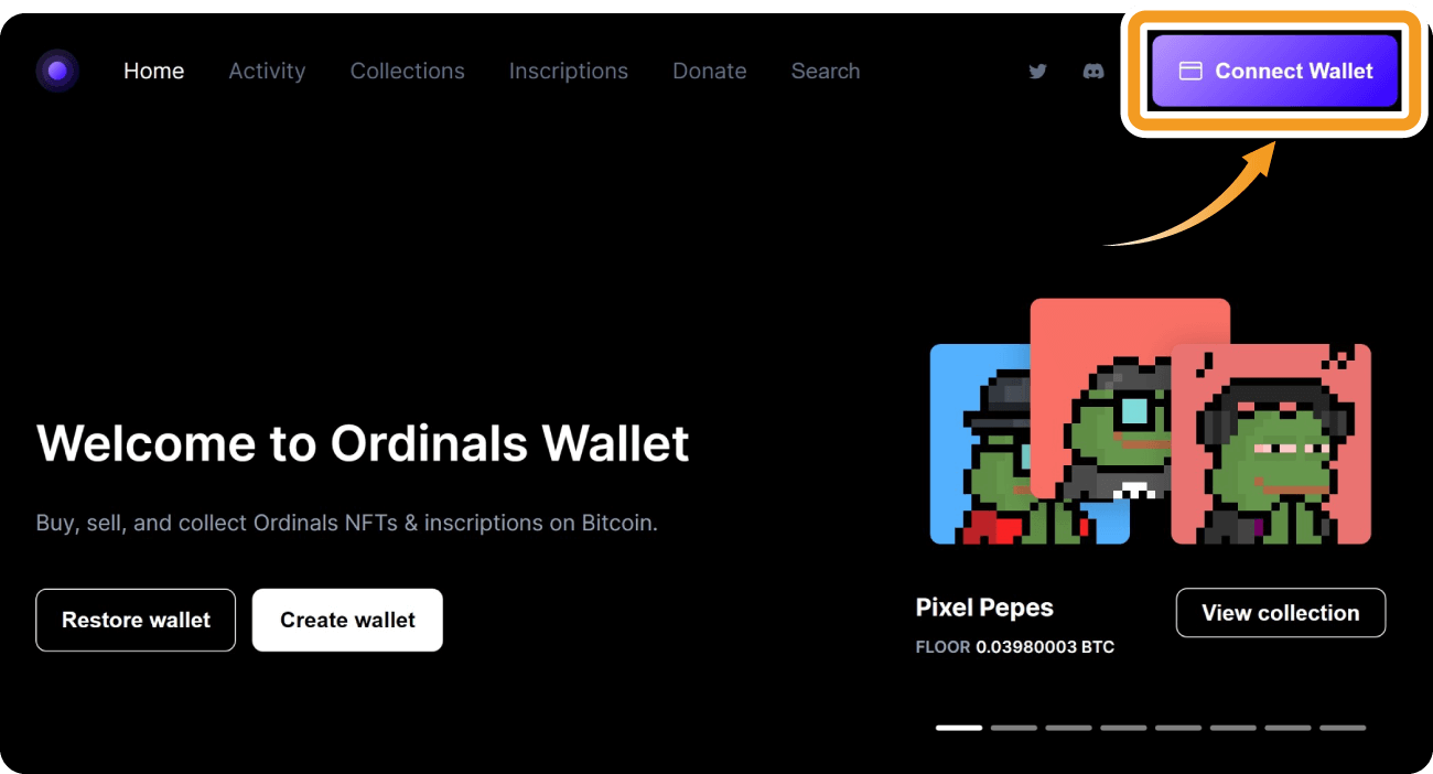 Ordinals Wallet