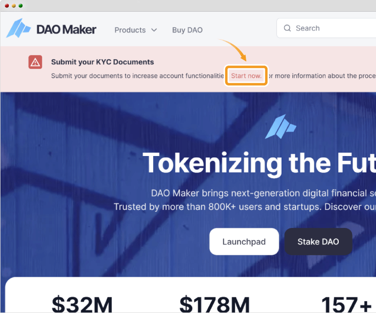 DAO Makerのアカウント開設