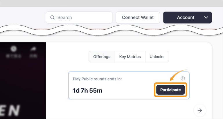 DAO LaunchPadの画面