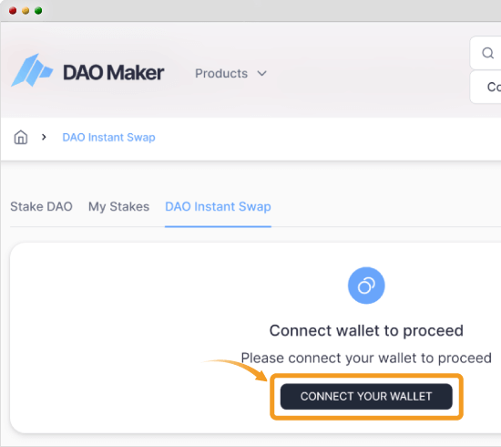 DAO Makerのステーキングメニュー