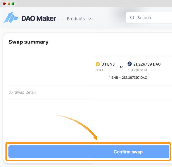 DAO Makerのステーキングメニュー