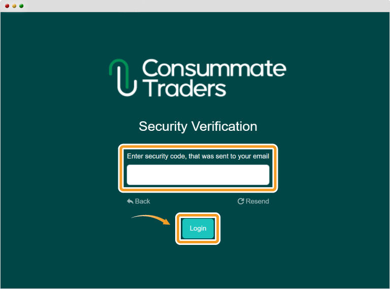 ConsummateTradersセキュリティコード