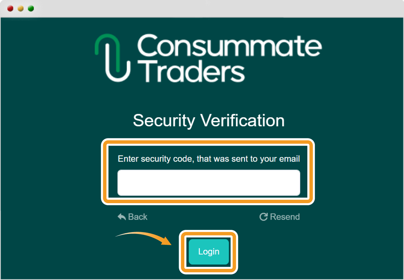 ConsummateTradersセキュリティコード