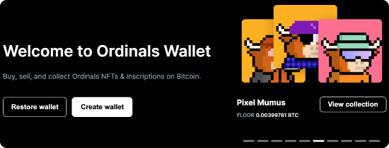 Ordinals Wallet