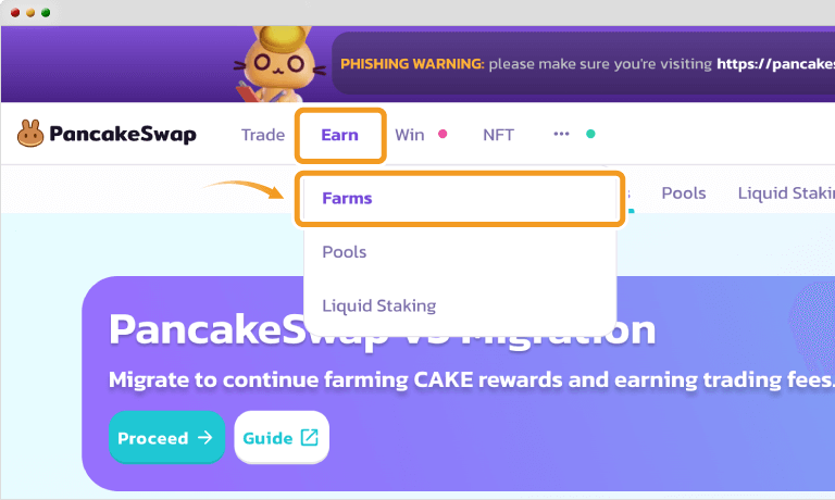 PancakeSwapでステーキングする方法