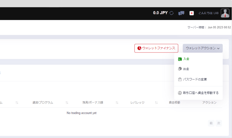 HFM口座