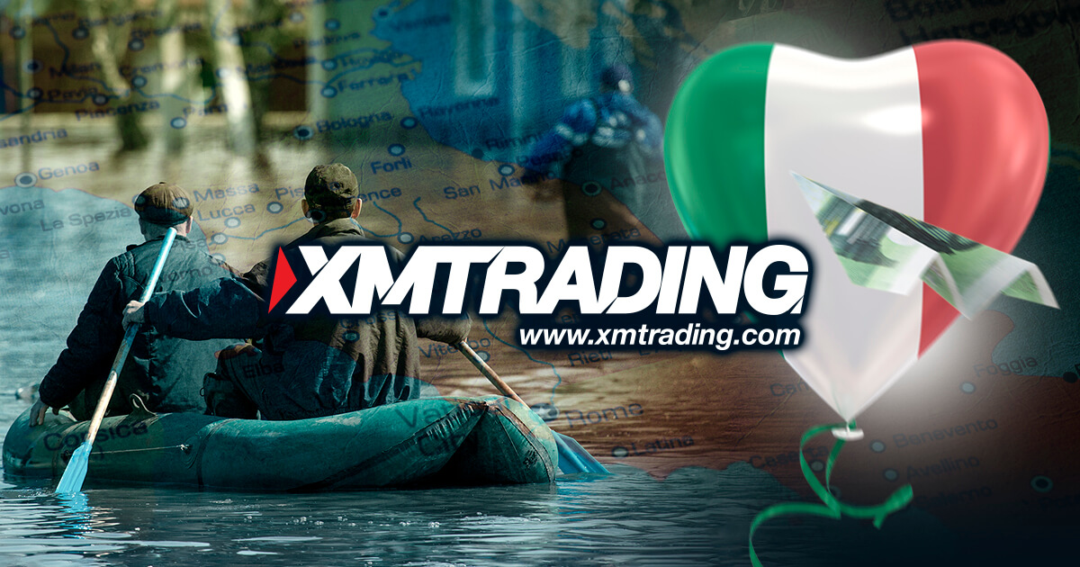 XMTradingがCSR活動の一環としてイタリア洪水の被災地を支援