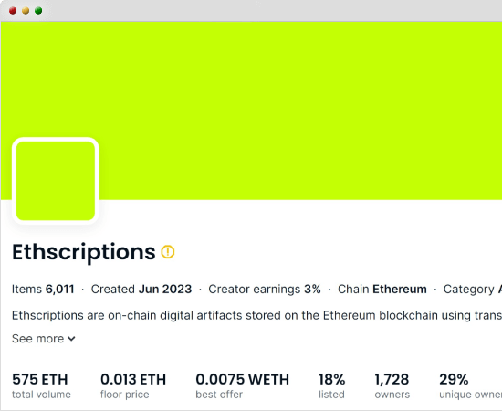 Ethscriptions専用ページ