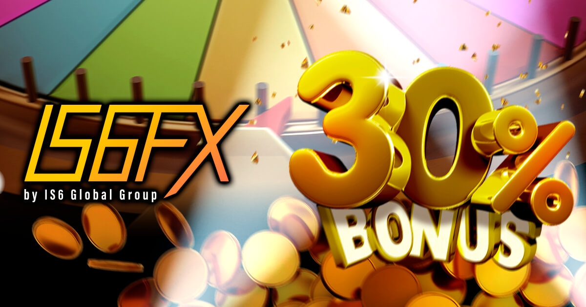 IS6FXが入金ボーナスキャンペーンを開催！最大で100万円を付与