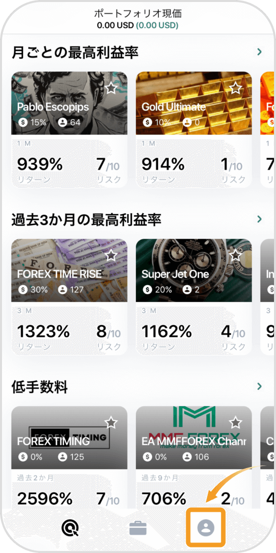 Exness人型マーク