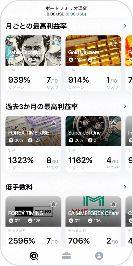 Exness戦略プロバイダー選択