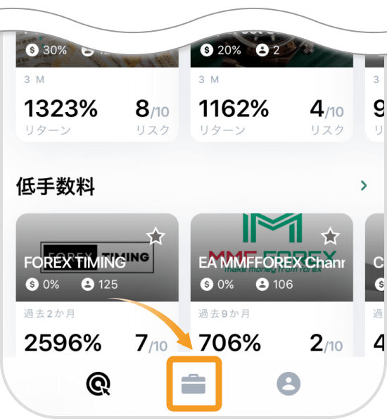 Exnessポートフォリオ
