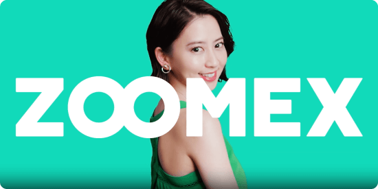 Zoomexの広告塔となった河北麻友子氏