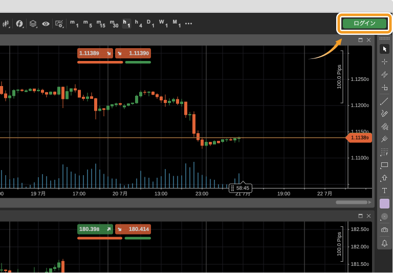 cTraderのTOPページ