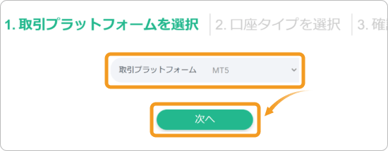 XS取引プラットフォーム選択