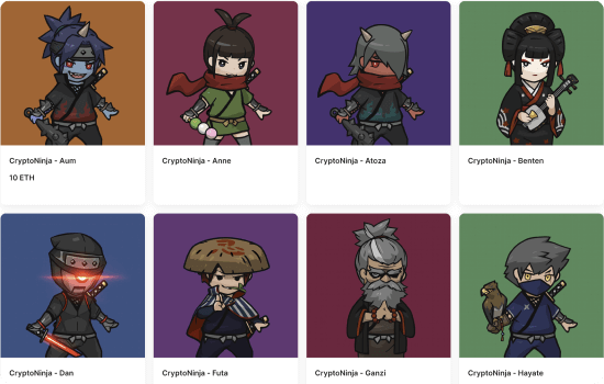 Genesis Collection of CryptoNinja