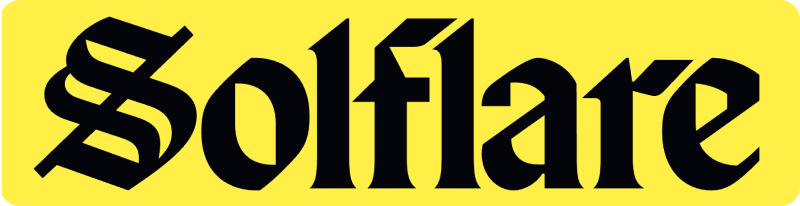 SOLFLAREのロゴバナー