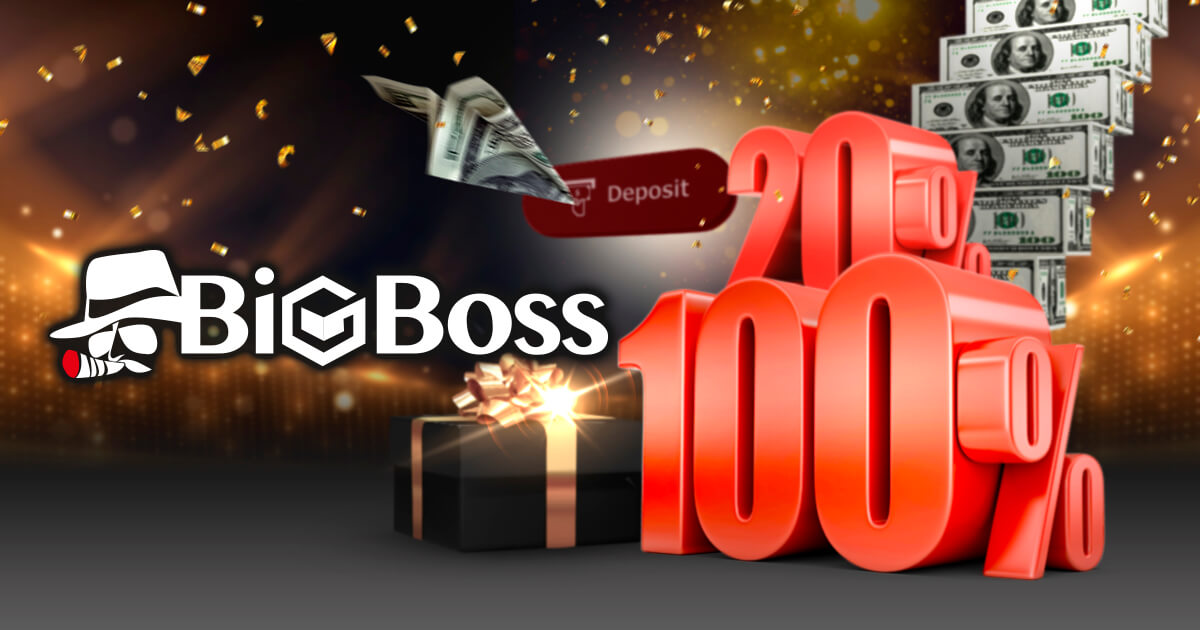 BigBossが新規ユーザー向けの入金ボーナスを提供！最大1万3,700ドルを付与
