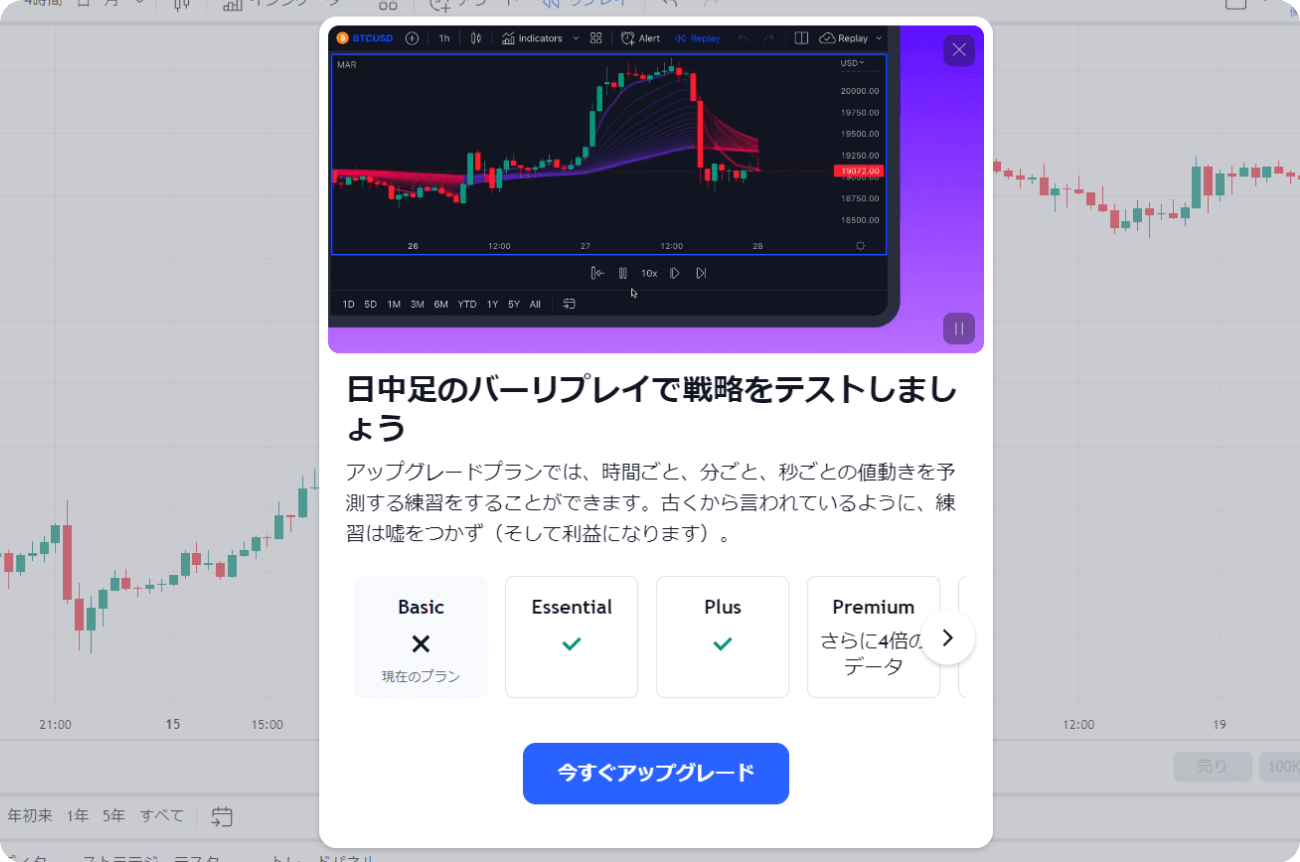 表示可能なバーの数