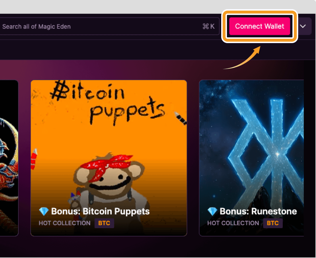 Magic Edenのトップページ