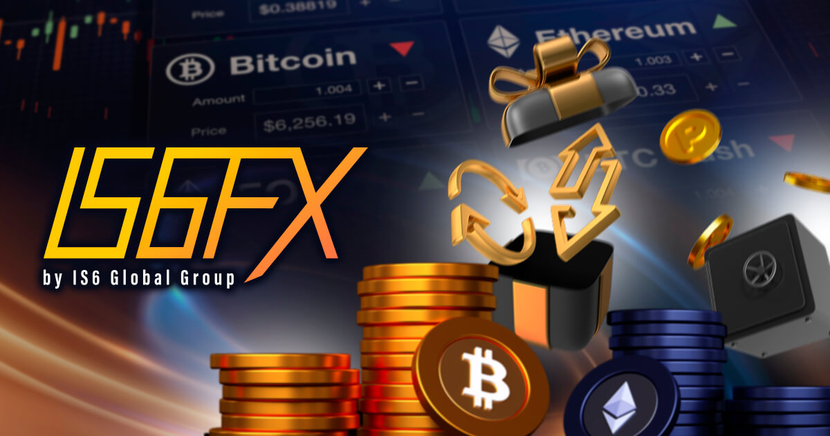 IS6FXがクリプト口座3大特典キャンペーンを開催