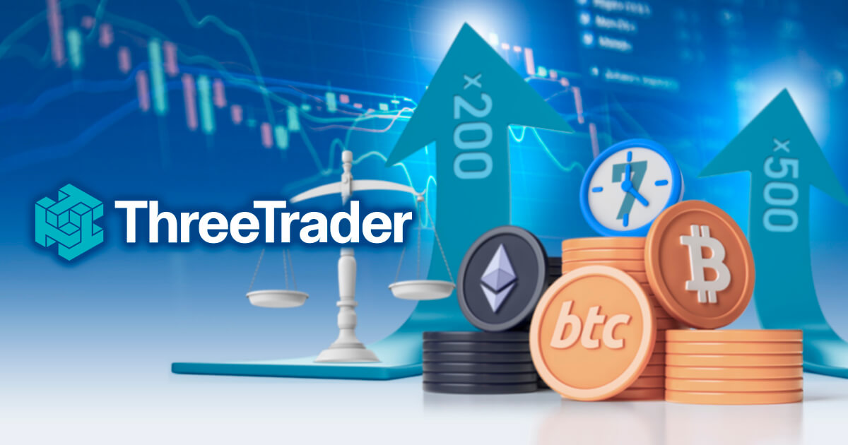 ThreeTraderが仮想通貨取引を大幅にアップデート！取引時間やレバレッジを拡大