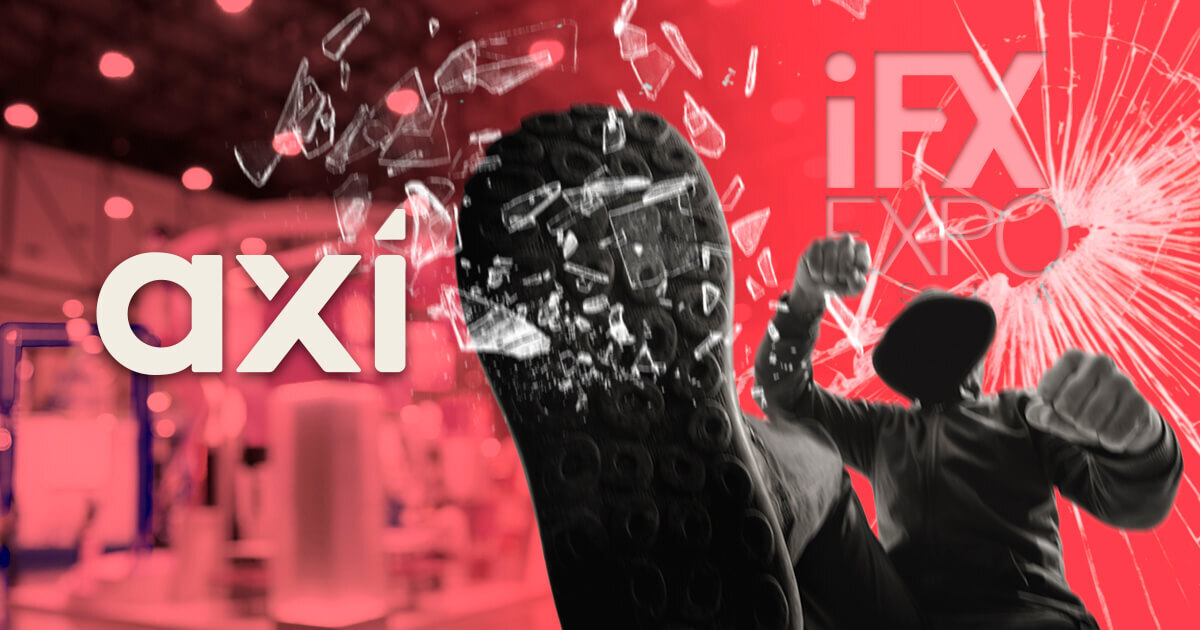 香港エキスポでAxiブースが襲撃される、規約違反のトレーダーによる抗議と判明